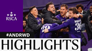 HIGHLIGHTS RSC Anderlecht  RWDM  20232024 [upl. by Einnov]