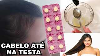 NÃO USE MUITO CRESCE CABELO MUITO RÁPIDO PARA DE CAIR E ALINHA FÓRMULA POTENTE [upl. by Virnelli]