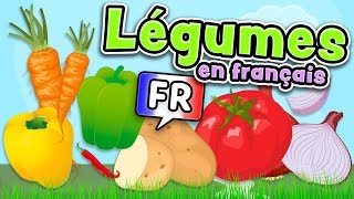 Vegetables in French Légumes en français [upl. by Alamat]