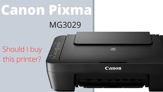 Canon Pixma MG3029 Inkjet printer review [upl. by Scribner]