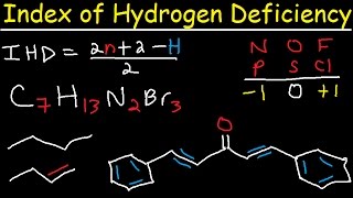 Degree of Unsaturation  Index of Hydroden Deficiency IHD [upl. by Saxet]