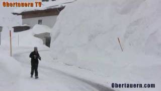 5 Meter Schnee in Obertauern [upl. by Nihcas]