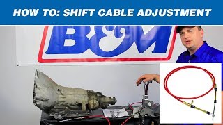 How to Adjust a BampM Automatic Shifter Cable [upl. by Tavi107]