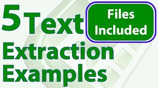 5 Helpful Text Extraction Tips for Excel [upl. by Eidas926]