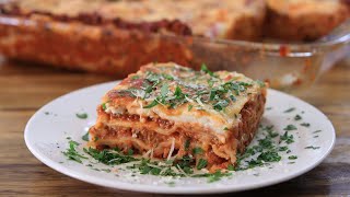 The Best Lasagna Recipe  How to Make Homemade Lasagna [upl. by Shishko144]