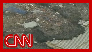 Watch a massive tsunami engulf entire towns in Japan 2011 [upl. by Ttemme]